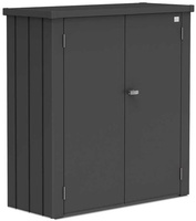 Armario Terraza Romeo M Gris Oscuro 132 x 57 x 140