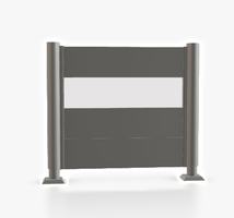 Pantalla Privacidad Con Panel 90x150