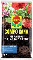 Sustrato Compo Sana Geranios y Planta de Flor 20 litros