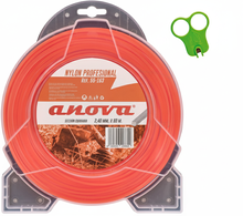 Hilo Desbrozadora Nylon Cuadrado 2.4 mm 80 Metros