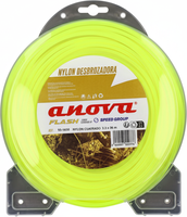 Hilo Desbrozadora Nylon Cuadrado Flash 4mm 22 Metros