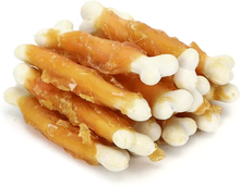 Huesos de Cuero Blanco Envueltos en Pollo