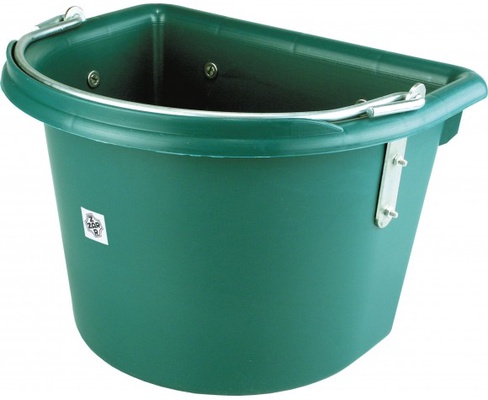 Comedero Portatil Caballos Verde con Asa Comedero Portatil Caballos Verde con Asa