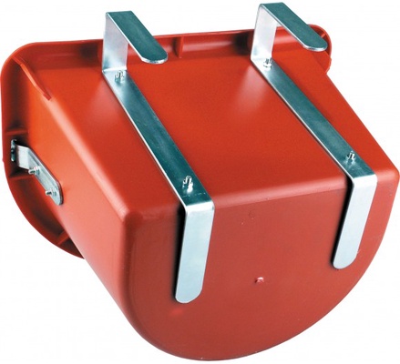 Comedero Portatil Caballos Rojo con Asa