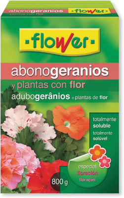 Abono Geranios Soluble Flower 800 gr Abono Geranios Soluble Flower 800 gr