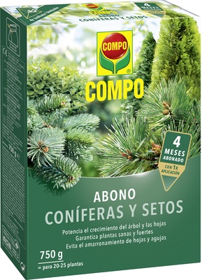 Abono Coniferas y Setos Compo 750 gr