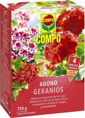 Abono Geranios Compo 750gr