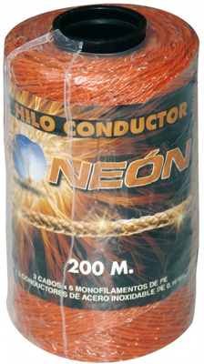 Hilo Conductor Pastor Electrico Naranja 3 Hilos