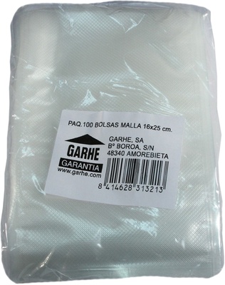 Paquete 100 Bolsas Gofrada Envasado Al Vacio 16x25 cm 
