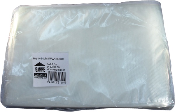 Paquete 100 Bolsas Gofrada Envasado Al Vacio 20x40 cm Paquete 100 Bolsas Gofrada Envasado Al Vacio 20x40 cm