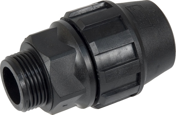 Acople Manguera Riego Enlace Rosca Macho 3/4