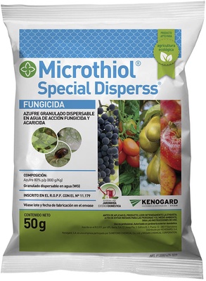 Fungicida Microthiol Azufre Sobre 50 gr (Sulfocruz)