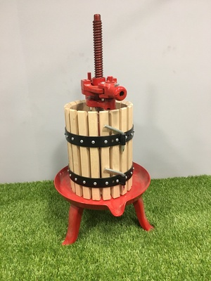 Llagar Redondo Base Metalica Roja 30 cm. Diametro