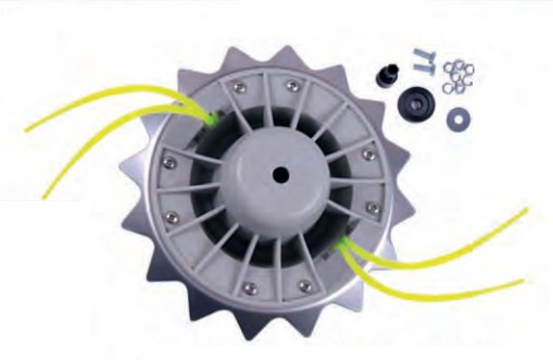 Cabezal Desbrozadora  Nylon con Cuchillla