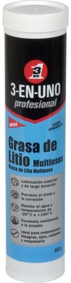 3 en 1 Grasa blanca Litio 400ml Cartucho
