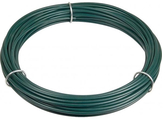 Alambre Plastificado Verde 10 Metros