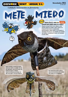 Buho Espantapajaros Orework Efecto Vuelo