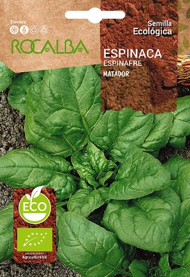 Semilla Ecologica Espinaca Matador