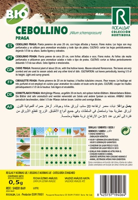 Semilla Ecologica Cebollino Praga