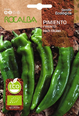 Semilla Ecologica Pimiento Dulce Italiano Semilla Ecologica Pimiento Dulce Italiano