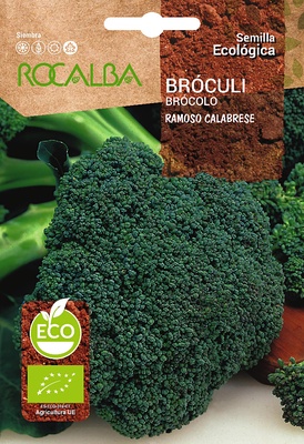 Semilla Ecologica Brocoli Verde Calabrese