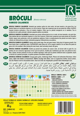 Semilla Brocoli Verde Calabrese