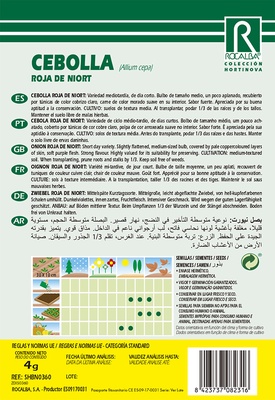 Semilla Cebolla Roja de Zalla