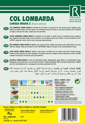 Semilla Col Cabeza Negra 2