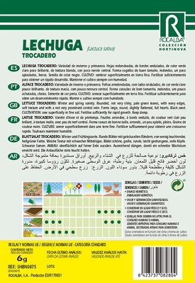 Semilla Lechuga Trocadero