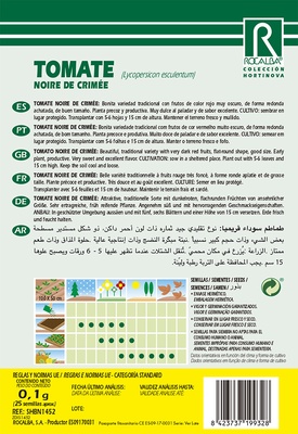 Semilla Tomate Negro de Crimea