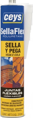 Masilla Poliuretano Sellaflex Blanco Cartucho 310 ml