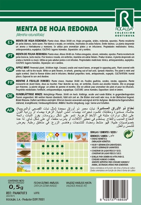 Semilla Menta de Hoja Redonda