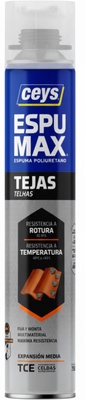 Espuma de Poliuretano Tejas Espumax Pistola 750 ml Espuma de Poliuretano Tejas Espumax Pistola 750 ml