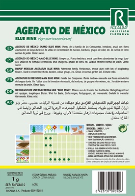 Semilla Agerato de Mexico Enano, Blue Mink