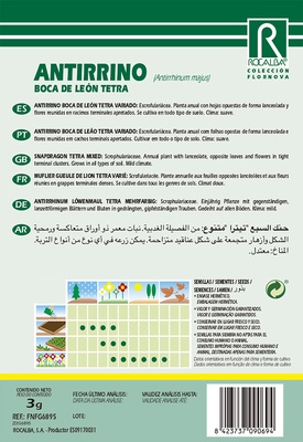 Semilla Antirrinio Boca de Leon Tetra Variado