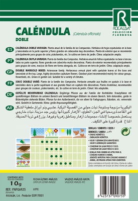 Semilla Calendula Doble Variada