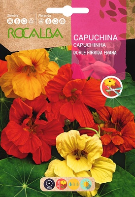 Semilla Capuchina Doble Hib Enana Variada Semilla Capuchina Doble Hib Enana Variada