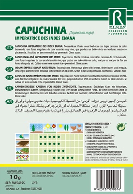 Semilla Capuchina Imperatrice Des Indes Enana