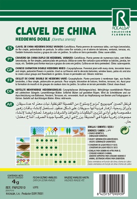 Semilla Clavel de China Heddewig Doble Variado