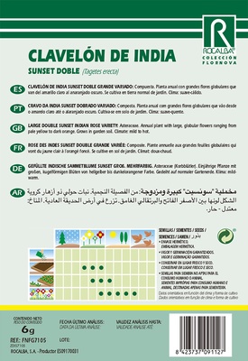 Semilla Clavelon Rosa India Sunset D.grande,var.