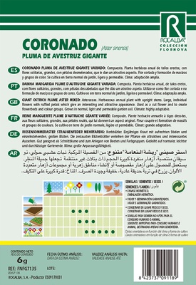 Semilla Coronado Plume Dautruche Gig Variado