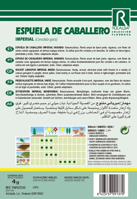 Semilla Espuela de Caballero Imp.anual,variado