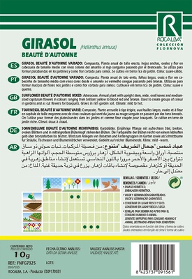 Semilla Girasol Beaute Dautomne Variado