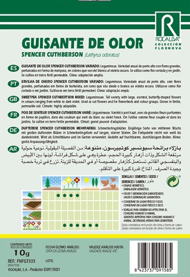 Semilla Guisante de Olor Spencer Cuthberson Variado
