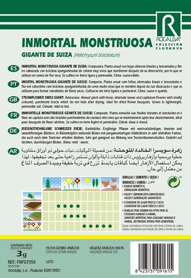 Semilla Inmortal Monstruosa Geante de Suisse