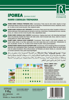 Semilla Ipomea Rubro Coerulea Trepadora Azul