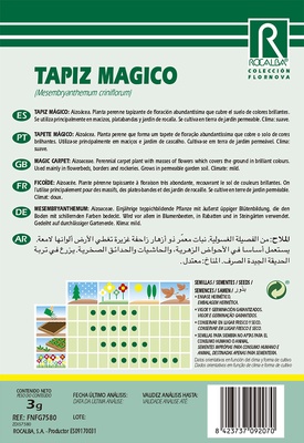 Semilla Tapiz Magico Ficoide Criniflorum