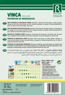 Semilla Vinca Pervenche de Madagascar, Variada