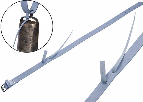 Correa Ganado Cromo 120x5 cm Correa Ganado Cromo 120x5 cm