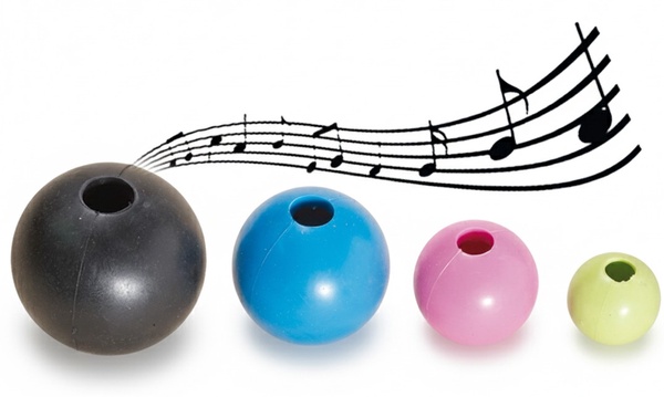 Pelota de Caucho/ Sonido 4 cm Pelota de Caucho/ Sonido 4 cm